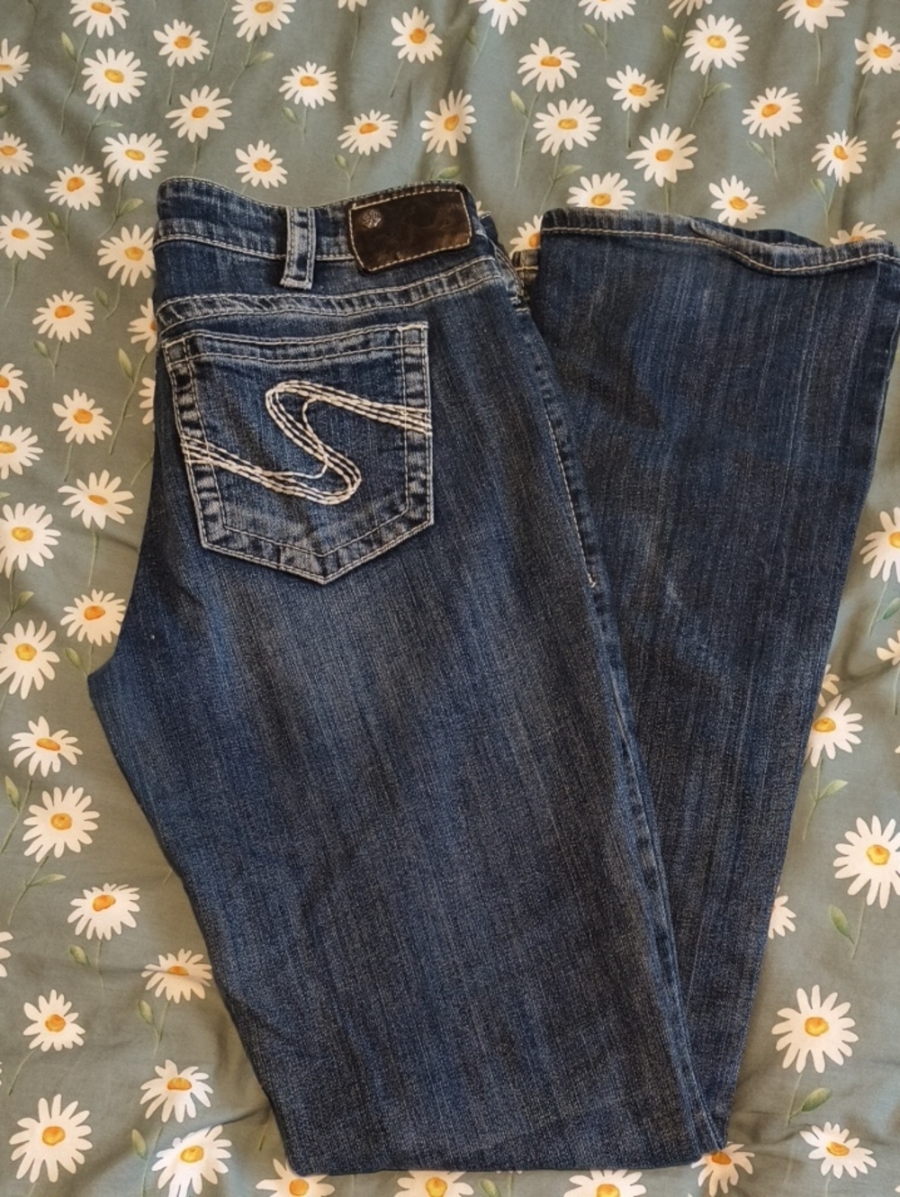 Silver Aiko Boot cut Jeans
